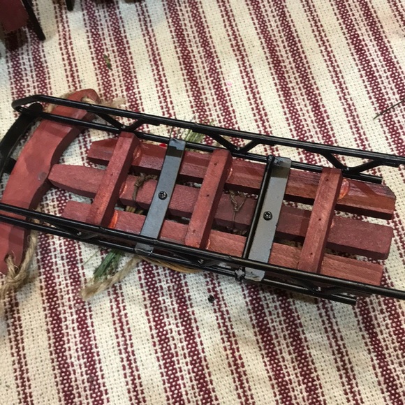 FLEXIBLE FLYER Style Sled Ornaments - Picture 2 of 5